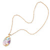 Thumbnail of GILBERT ALBERT A GOLD, ABALONE SHELL AND CULTURED PEARL PENDANT NECKLACE image 4
