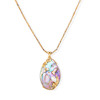 Thumbnail of GILBERT ALBERT A GOLD, ABALONE SHELL AND CULTURED PEARL PENDANT NECKLACE image 1