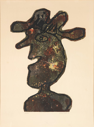 Jean Dubuffet (French, 1901-1985); L'Homme au Chapeau; image 1