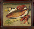Thumbnail of John Koch (American, 1909-1978) Untitled (Still Life with Fish and Lobster) 20 x 24 in. 25 3/4 x 29 1/2 x 1 1/2 in. image 2