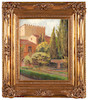 Thumbnail of William Posey Silva (American, 1859-1948) Garden - Alhambra, Spain 15 x 12 in. framed 22 3/4 x 19 1/2 x 1 3/4 in. image 2