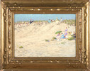 Thumbnail of Sydney Richmond Burleigh (American, 1853-1931) A Day at the Beach 14 x 20 in. framed 22 3/4 x 28 1/4 x 1 3/4 in. image 2