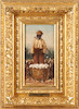 Thumbnail of William Aiken Walker (American, 1838-1921) Man with a Basket of Cotton 8 1/4 x 4 1/8 in. framed 14 x 10 1/4 x 2 in. image 2