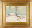 Thumbnail of Chauncey Foster Ryder (American, 1868-1949) The Quiet of Winter 16 x 20 in. framed 25 3/4 x 29 3/4 x 2 1/2 in. image 2