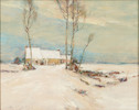 Thumbnail of Chauncey Foster Ryder (American, 1868-1949) The Quiet of Winter 16 x 20 in. framed 25 3/4 x 29 3/4 x 2 1/2 in. image 1
