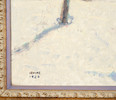 Thumbnail of Wilson Henry Irvine (American, 1869-1936) Farm in Winter, Axtell, Kansas 24 1/4 x 27 in. framed 27 1/4 x 30 1/4 x 1 in. image 3
