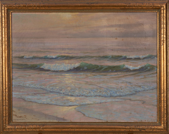 Frank William Cuprien (American, 1871-1948) Evening's Splendor 24 x 32 in. framed 29 1/4 x 37 x 2 1/2 in. image 7