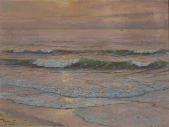 Frank William Cuprien (American, 1871-1948) Evening's Splendor 24 x 32 in. framed 29 1/4 x 37 x 2 1/2 in. image 1