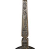 Thumbnail of Tiffany Studios Empire Jewel Table Lamp, New York, New York, 1910-1913, leaded glass and patinated bronze, shade with stamped mark Tiffany Stvdios N.Y. 1958, dia. 23 1/4, with an Old English base, four-socket cluster, Perkins paddle switches, stamped mark Tiffany Studios New York 557, total ht. 25 3/4 in.Literature Alistair Duncan, Tiffany Lamps and Metalwork, (new edition), shade, plate 833, p. 214, base, plate 834, p. 215. image 6