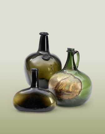 A Dutch Enameled Serving Bottle,  late 20th century, image 2