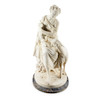 Thumbnail of Ignazio Jacometti (Italian, 1819-1883),  Carved Marble Figure of a Shepherdess with Goat and Kid, image 1