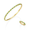 Thumbnail of SCHLUMBERGER FOR TIFFANY & CO. AN 18K GOLD AND ENAMEL BANGLE AND RING image 1