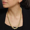Thumbnail of A PAIR OF 18K GOLD, CULTURED PEARL AND DIAMOND EARCLIPS AND NECKLACE image 3