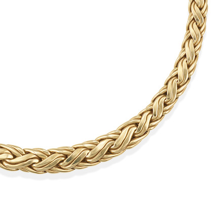 TIFFANY & CO. A 14K GOLD NECKLACE image 2