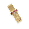 Thumbnail of CARTIER A 14K GOLD, RUBY AND DIAMOND BRACELET image 1