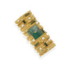 Thumbnail of EBEL AN 18K GOLD, GREEN TOURMALINE, DIAMOND AND MALACHITE WRISTWATCH image 1