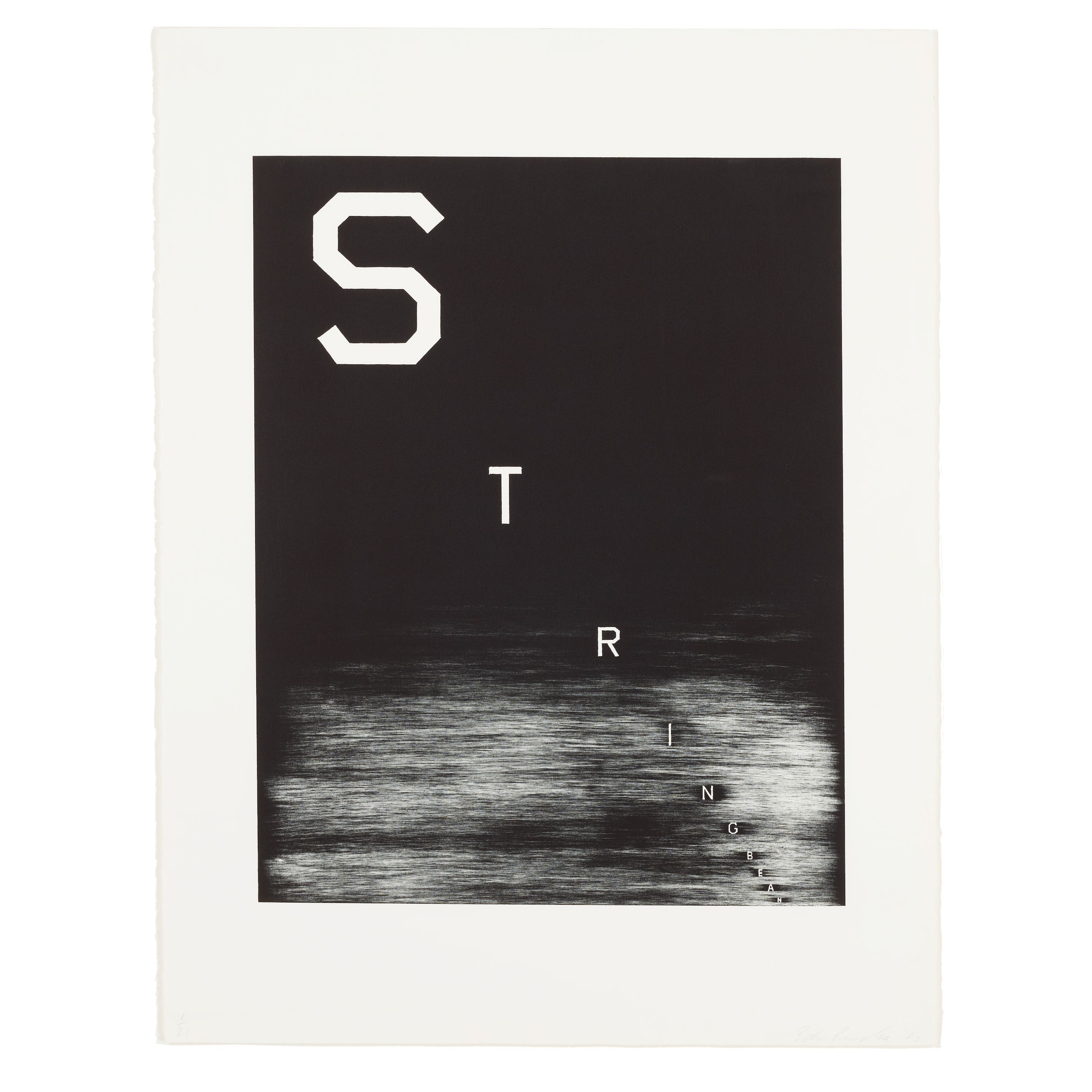 Ed Ruscha (born 1937); Stringbean;