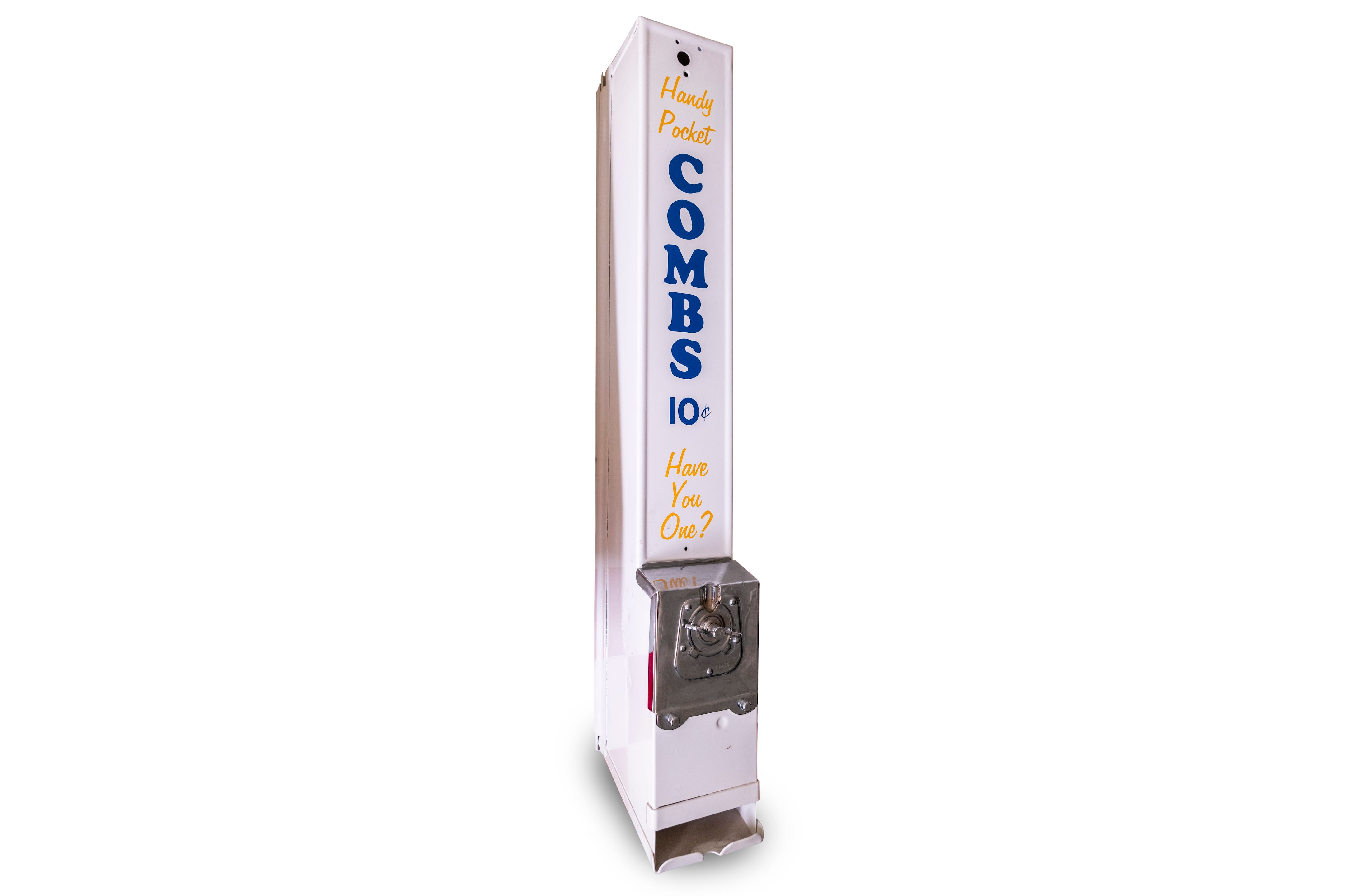 Bonhams Cars : A restored 'Handy Pocket Combs' coin-op vending machine,