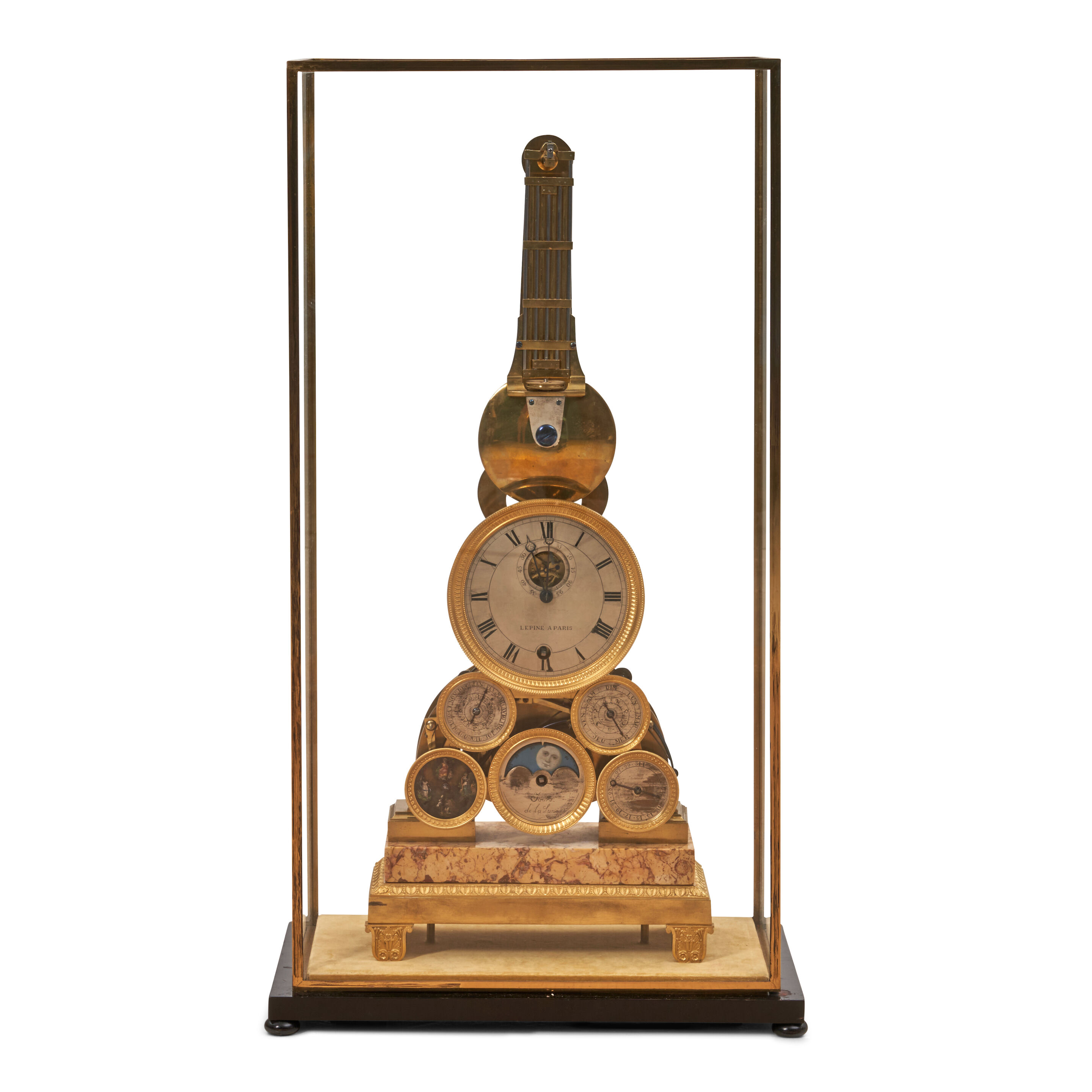 Jean-Antoine Lepine Skeleton Clock, Paris, circa 1780/90,