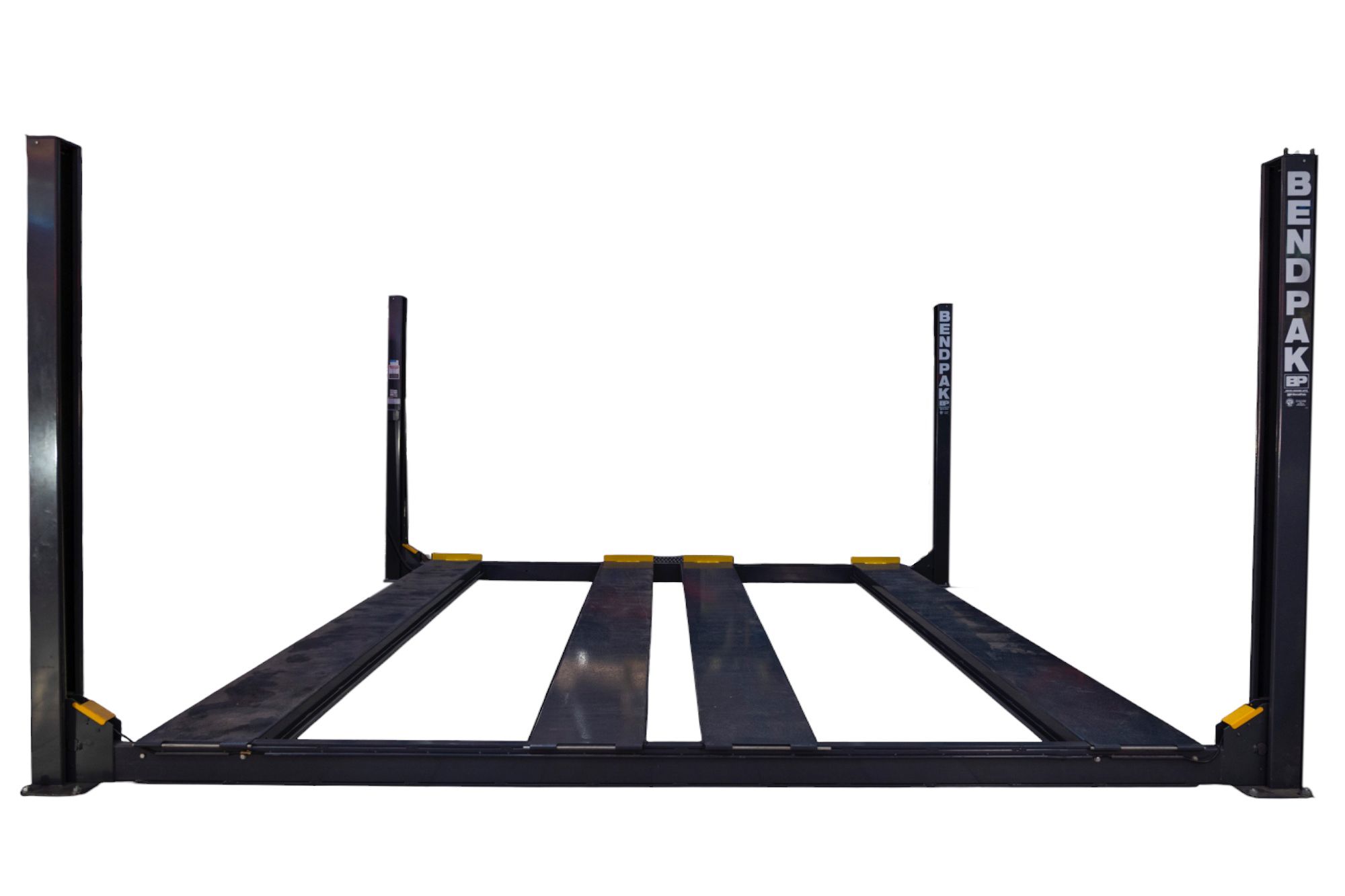 Bonhams Cars : A Bendpak dual-platform four post car lift,