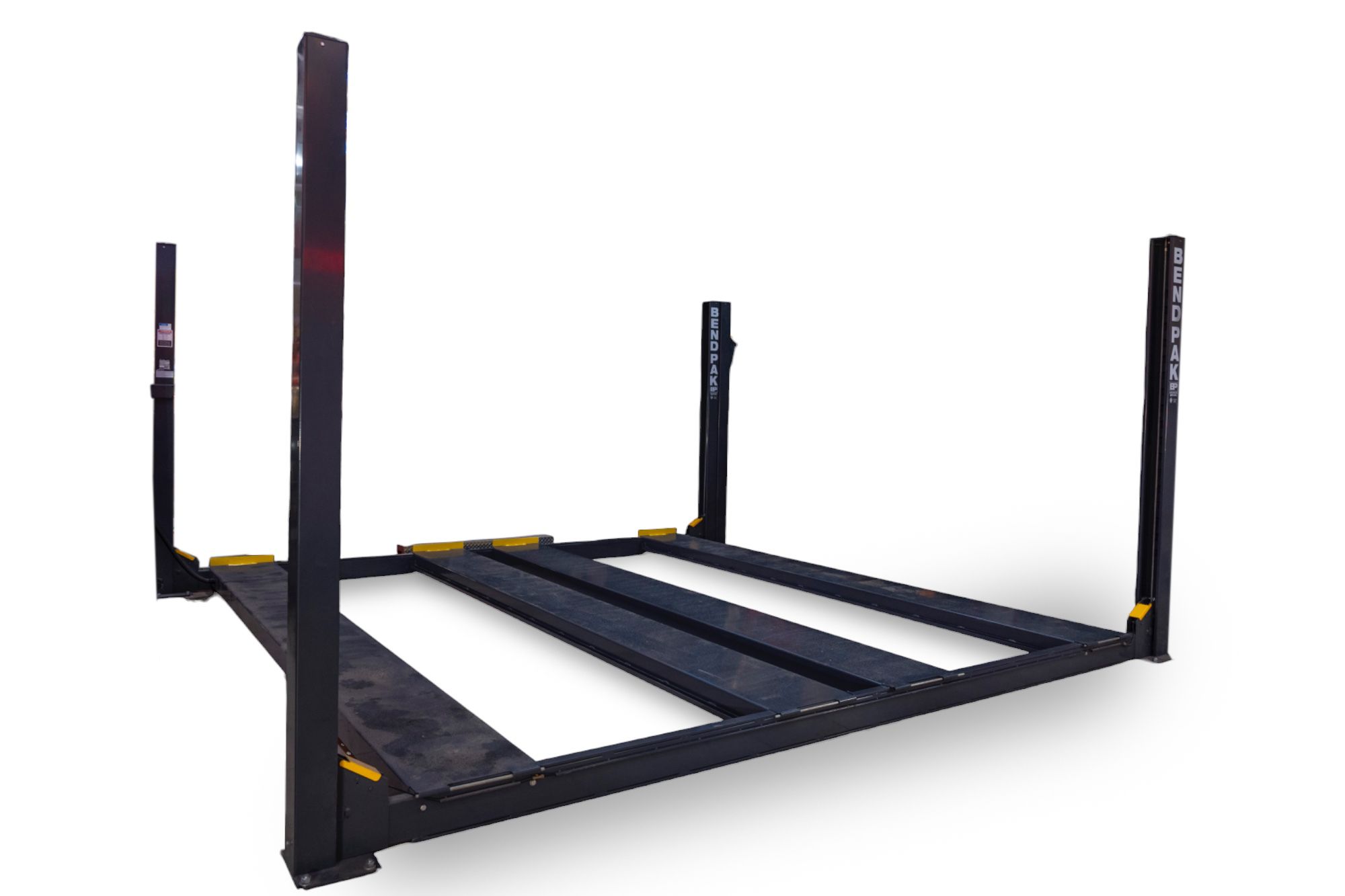 Bonhams Cars : A Bendpak dual-platform four post car lift,
