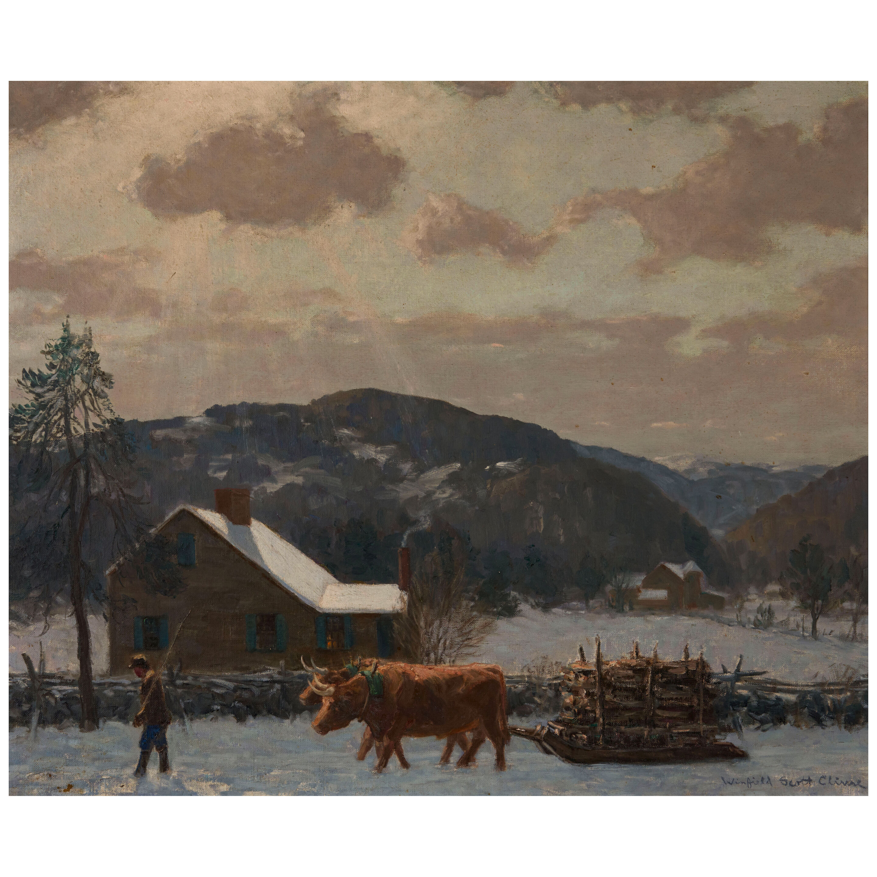 The Last Load 20 x 24 in. (50.8 x 60.9 cm.)