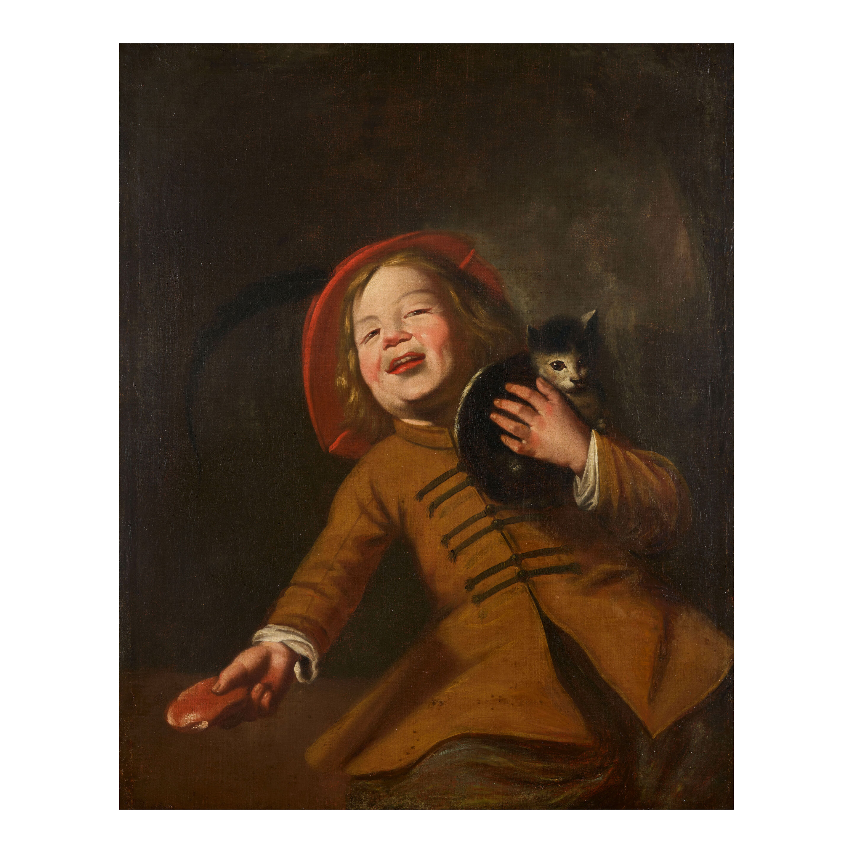 Boy with Cat