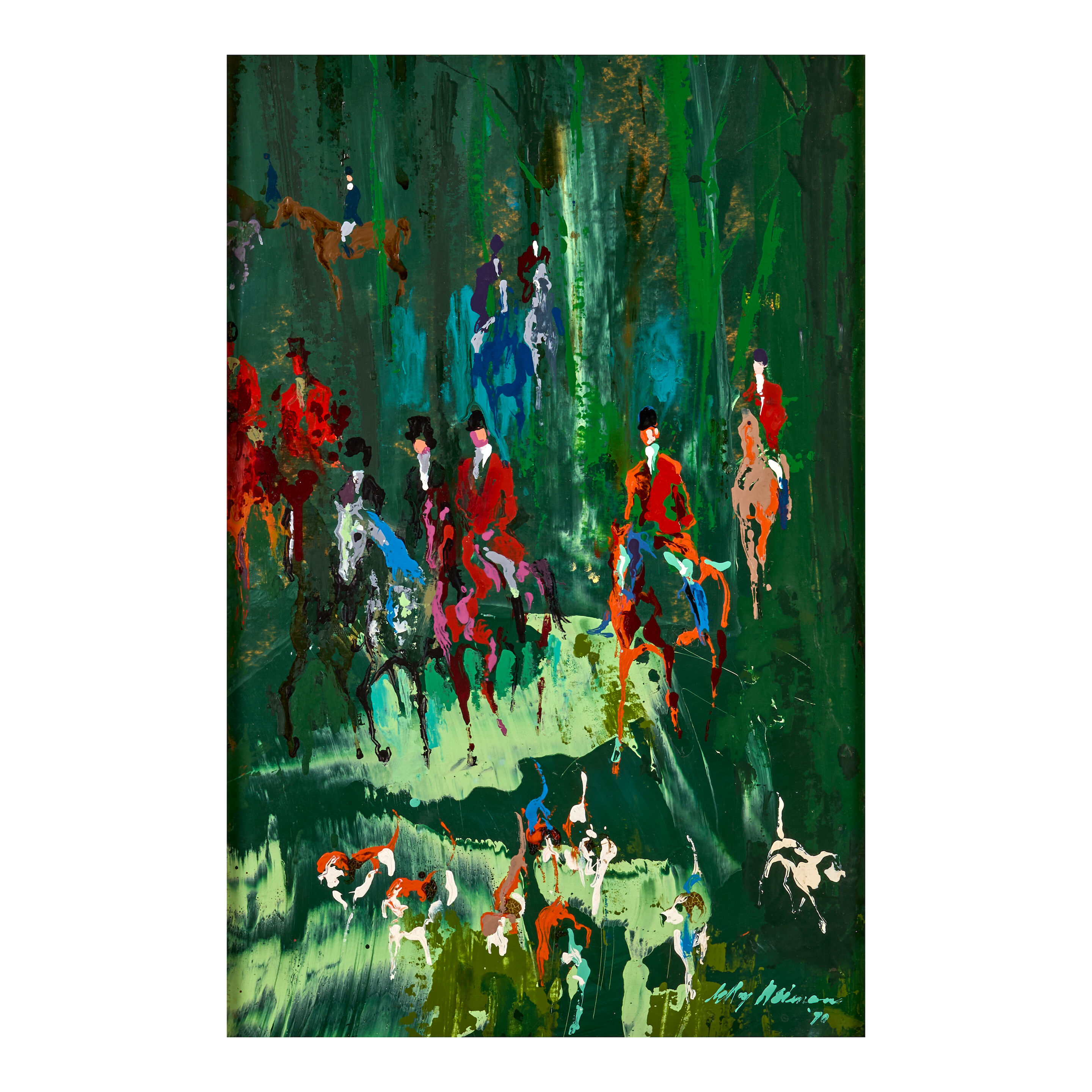 Fox Hunt 18 x 12 in. (45.7 x 30.5 cm.)