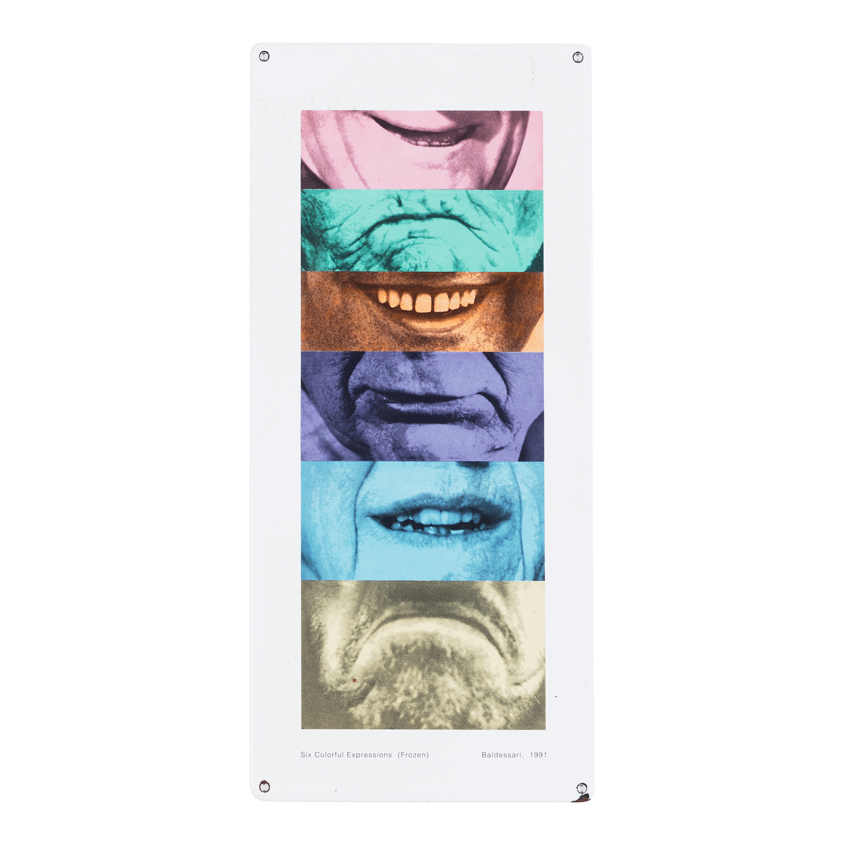 John Baldessari (1931-2020) Six Colorful Expression (Frozen), for Parkett no. 29