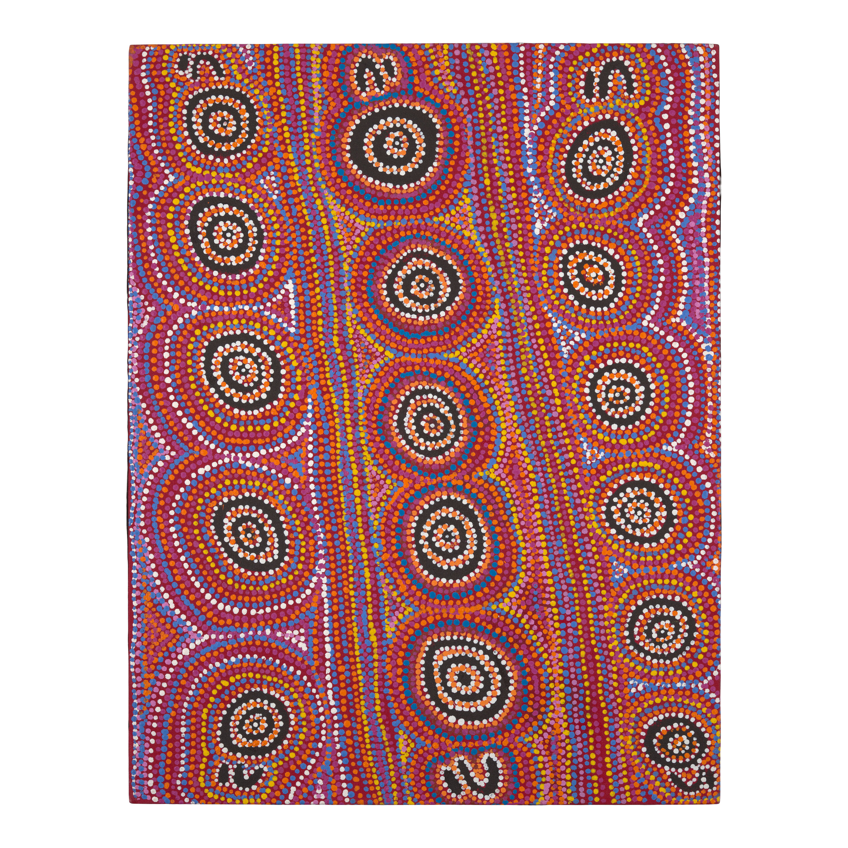 POLLY NAPANGARDI WATSON (B. 1932) Ngarlyipi Jukurrpa (Snake Vine Dreaming)