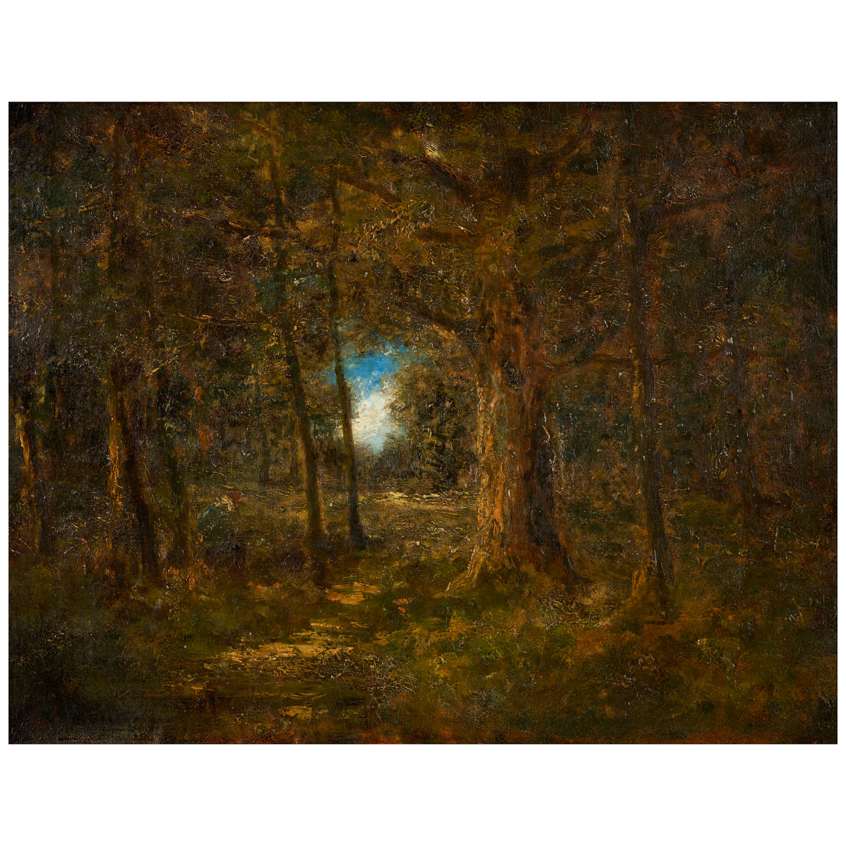 Wooded Landscape 20 x 26 1/4 in. (51.0 x 66.8 cm.)