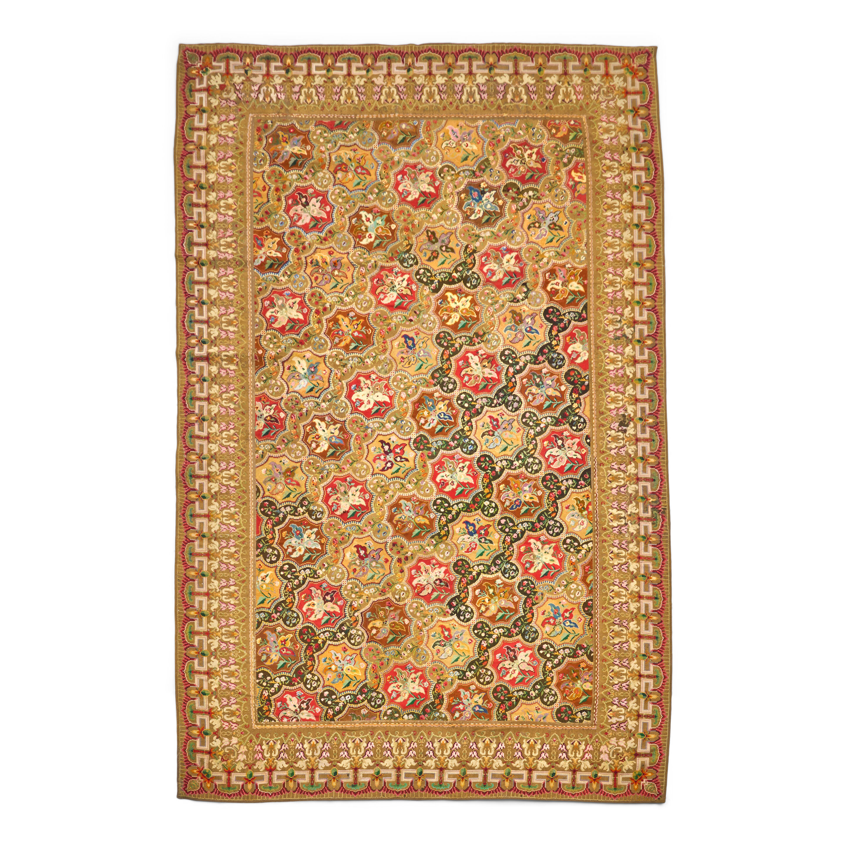 An English Needlepoint Carpet England 8 ft. x 12 ft. 8 in.