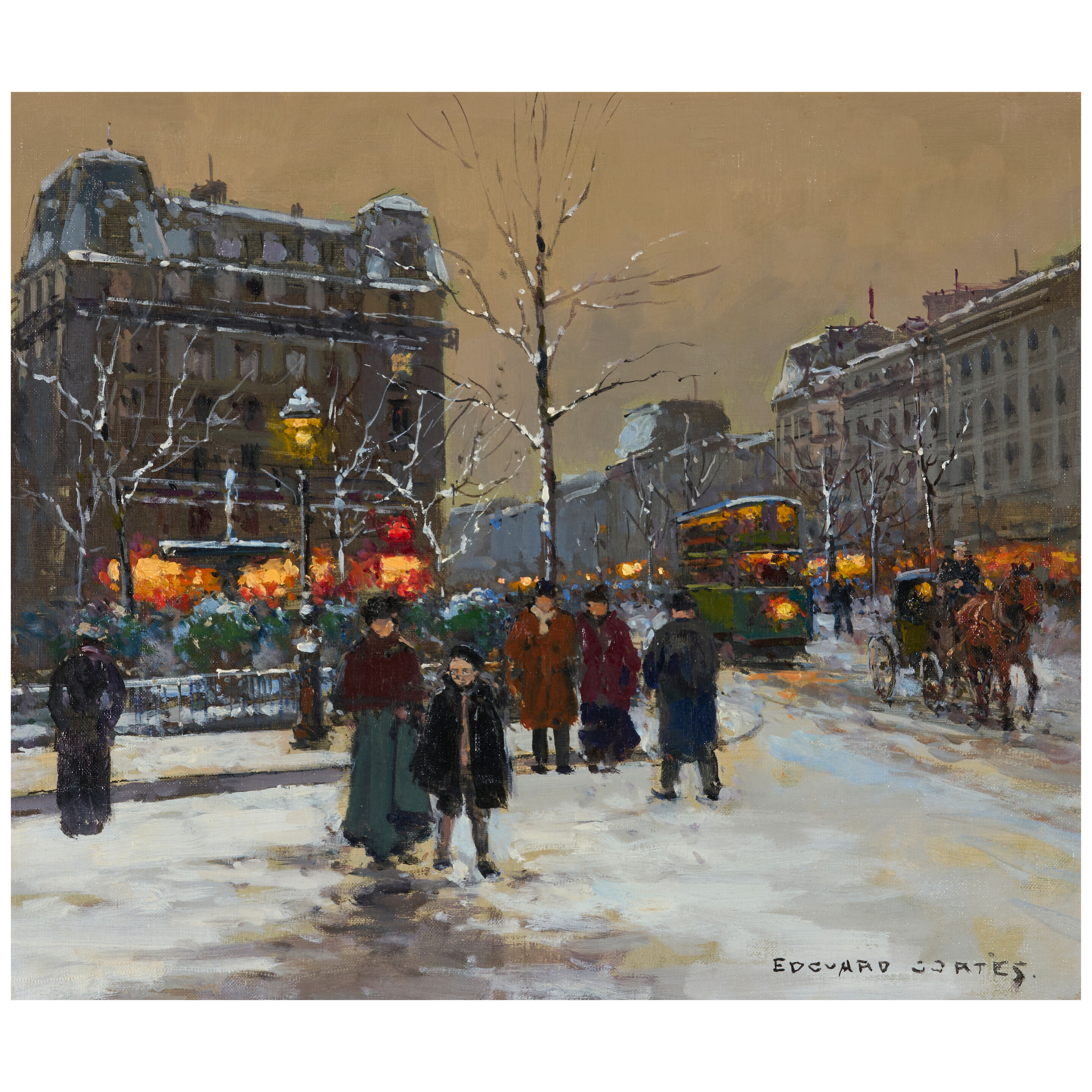 Place de Pigalle en Hiver