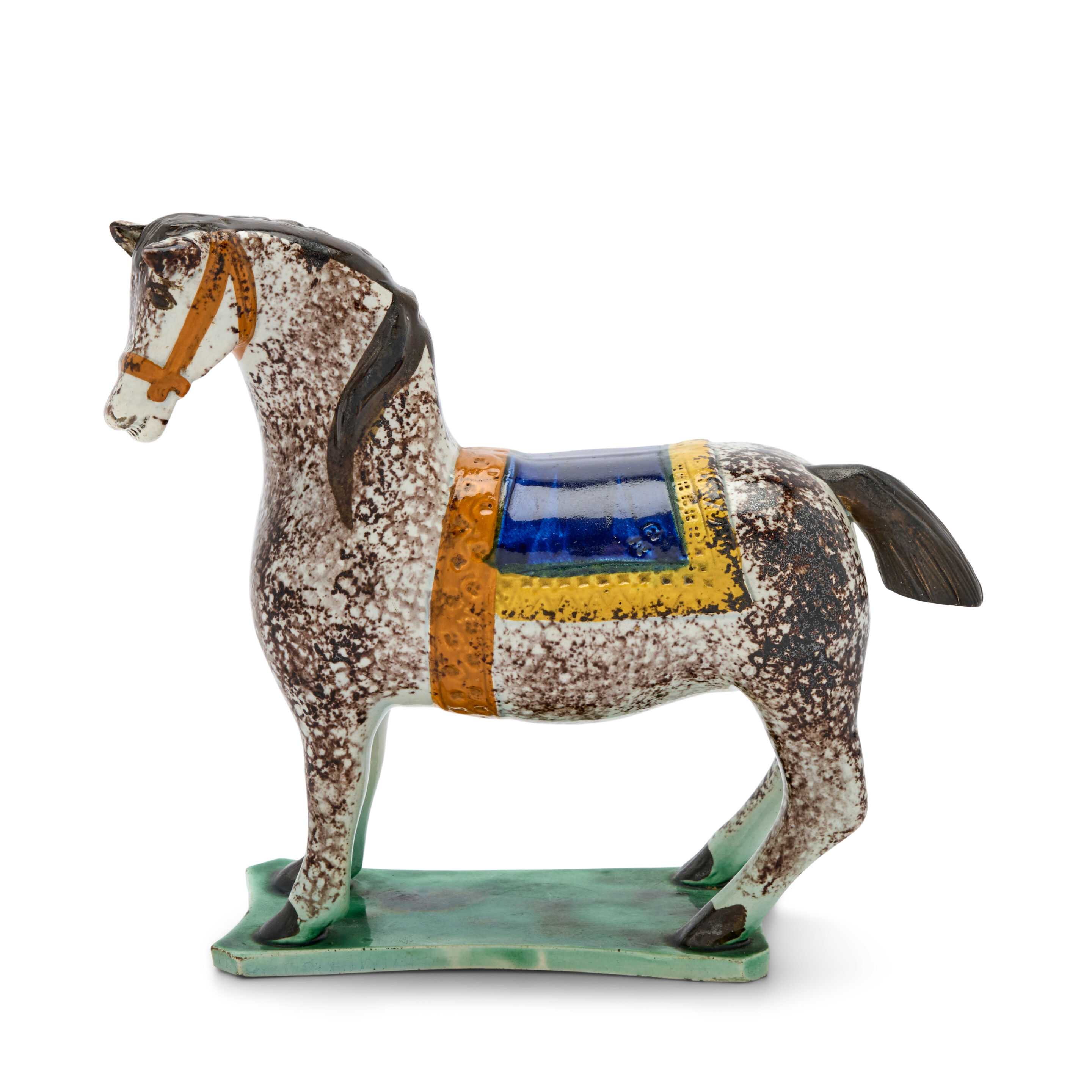 A Prattware Model of a Horse, Circa 1800-10