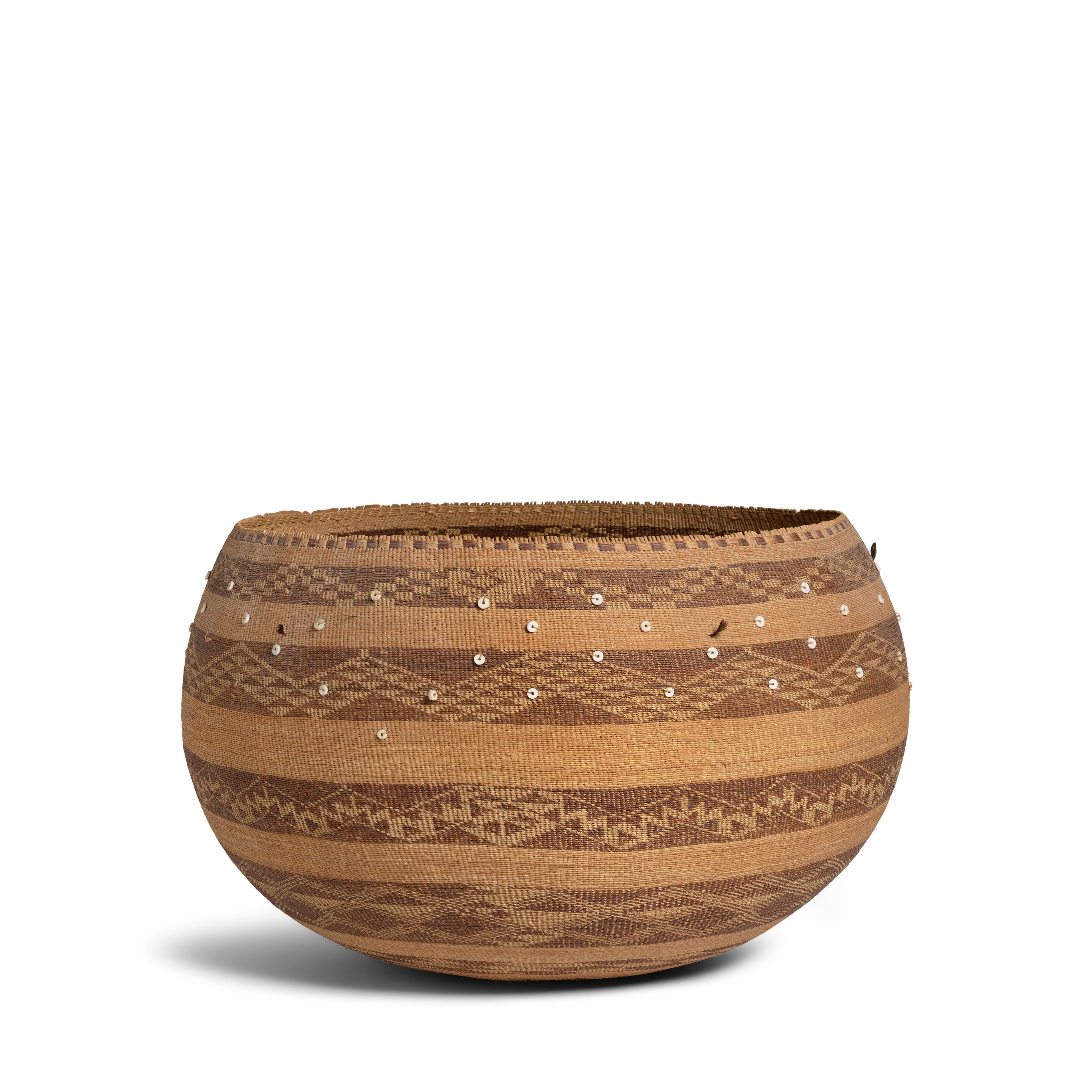 A large Pomo basket