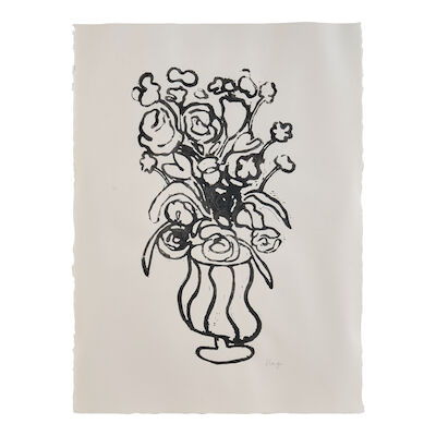 Hugo Guinness (England, Born 1959), Untitled (Flowers in a Vase)