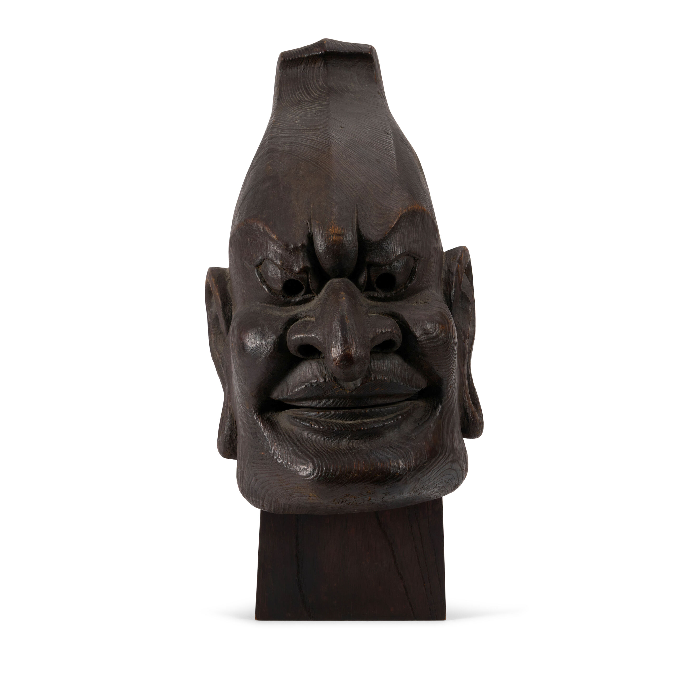 Kano Tessai, , A Gigaku Mask Japan, Meiji (1868-1912) or Taisho (1912-1926) era, late 19th/early 20th century,