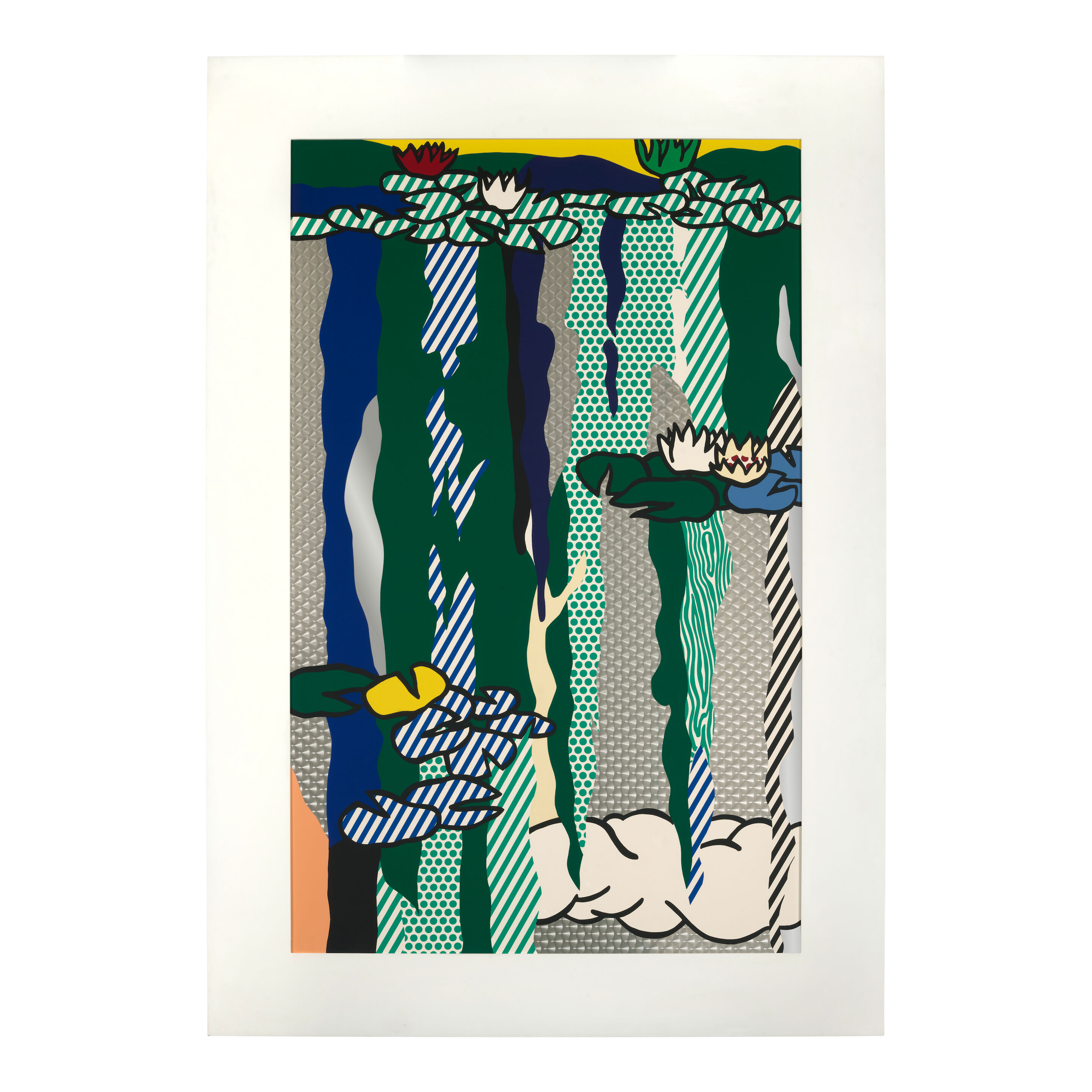ROY LICHTENSTEIN, Water Lilies with Cloud