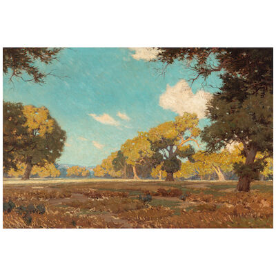GRANVILLE REDMOND (1871-1935) Early Morning, Pacific Park 20 1/2 x 30 1/4 in.