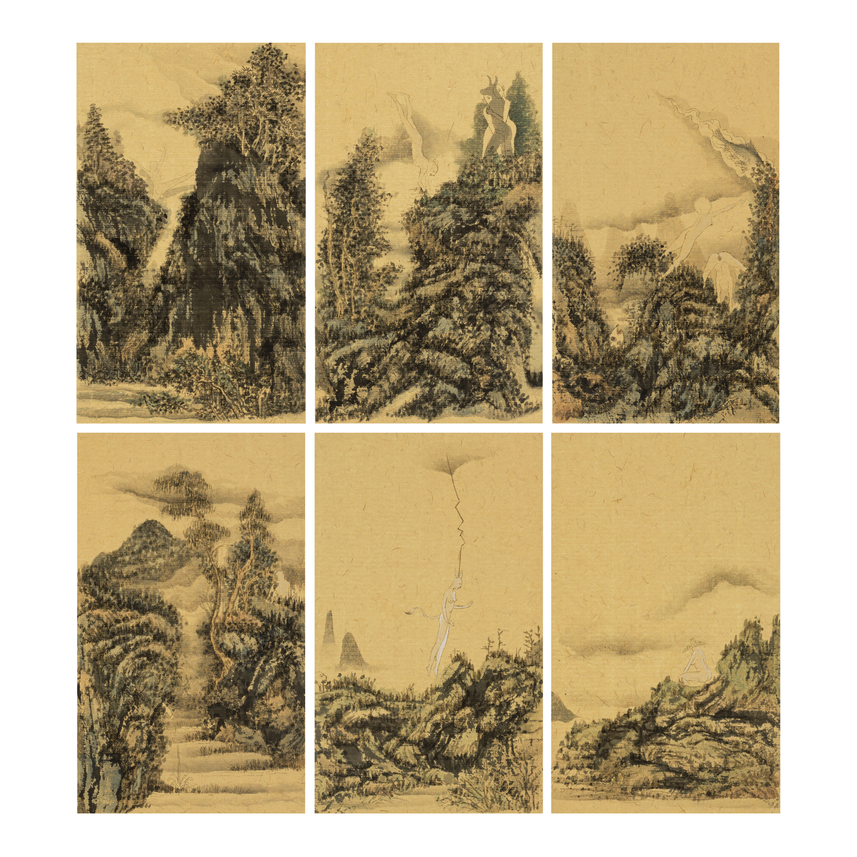 Mythological Nudes in Landscapes, 1986