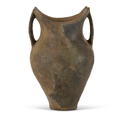 A Pottery Double-Handled Amphora China, Neolithic Period, Siwa Culture