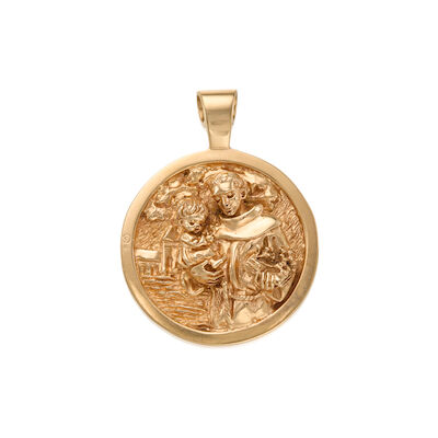 14K GOLD ST. CHRISTOPHER PENDANT